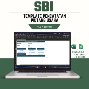 aplikasi pencatatan piutang usaha excel / google sheets