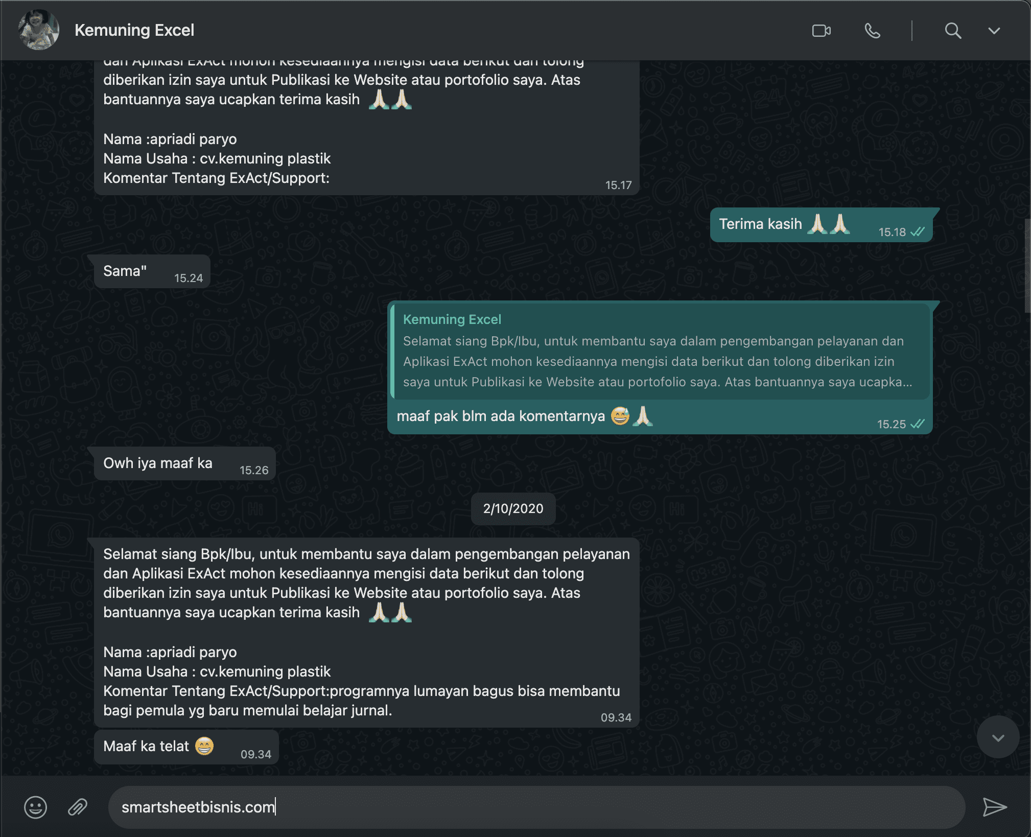 Bapak Apriadi Paryo 1